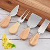 Cheese Tools Kitchen Kitchen, Dining & Bar Home Garden 4Pcs/Lot Wood Handle Sets Set Oak Bamboo Cutter Knife Slicer Kit Cheedse Usef Cooking