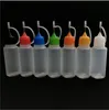 Tom plastfyllningsbar flaska Squeezable Needle-flaskor 3ml 5ml 10ml 20 ml 30 ml 50 ml 100 ml 120 ml flytande droppar Sample ögon droppe