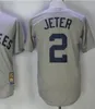 Custom Heren dames jeugd New throwback york Jerseys 3 BABE RUTH 2 DEREK JETER baseball jersey