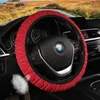 Steering Wheel Covers Car Cover Braided Handle Ice Silk Set Sponge Protector Universal Inner Ring In