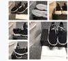 Luksusowe buty designerskie patent skórzany prawy trójkąt kobieta trampki hurtownia cena oryginalna skóry czarne trenerzy płótna z rozmiarami koszu na śmieci 35-41