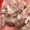Groothandel Ambachten 100g Bulk Kleine Punten Clear Quartz en Rook Crystal Mineral Healing Reiki Good Lucky Energy Mineral Wand 20-40mm