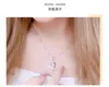 Fashion Hollow Dainty Love Heart Necklaces Gold Silver Color Clavicle Choker Necklace For Women Pendant Jewelry Gift