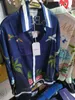 Casablanca 2021ss Hawaiian wave printed silk shirt