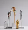 Гальванируемая рука модель реквизит коммерческая мебель окна дисплей золота и серебряные совместные искусственные руки модели одежда магазин студии украшения