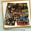 3D Imprimé Stoned Toons 90s Cartoon Collage Hommes Shorts Harajuku Mode Mâle / Femelle Summer Casual Shorts Drop 210716