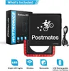 Postmates Light Sign Bright LED Amp for badges Door Dashers Removable Rechargeable Food Delivery Service with Mounting Cradle and 12Hour Wireless Operation