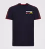 F1レーシングカルチャーポロシャツフォーミュラ1ショートスリーフシャツクイック乾燥オートバイラウンドネックTシャツとレーシングトラックサイクリング196z