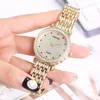 Montres-bracelets de luxe femme diamant montre quartz design mode cristal dames grand strass femmes orologio donna relojes A3893