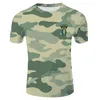 Men's T-Shirts 2021 US Army Special Forces Summer 3D Printing Camouflage Comfortable Casual Short Sleeve Outdoor T-shirt