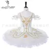 女性ホワイトブルーローマンダPaquita Platter Professional Stage Costume Tutus成人向け競合力のパフォーマンスBallerina Tutu Women BT9097B