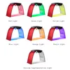 Soğuk püskürtücü yüzlü vapur jet kabuğu 7 renk LED PDT Işık Dergileri Bakım Güzellik Makinesi Yüz Spa Cilt Gençleştirme Akne Çıkartma için Fotodinamik Terapi