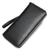 Women Wallet Genuin Leather Long Fashion Lady Wristlet Handbags Money Bag Coin Purse Cards ID Holder Clutch Woman Wallet