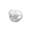 Crystal Demon Eye Transparent Ring Resin Acrylic Diamonds Niche Ice Cube Fashion Trend Female Cool Jewelry Accessories