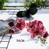 Decorative Flowers & Wreaths Luxury Latex Orchid Artificial Flower White Butterfly Orchids For Home Wedding Decoration Flores High Quality F