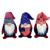 Amerikan Bağımsızlık Günü Parti Malzemeleri Yüzsüz Bebek Cüce Tatil Dekorasyon Süsler