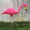 Decorações de jardim Vário ornamento de grama rosa flamingo transe para natureza animais de plástico decoração de casamento