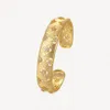 New Women Snowflake Cuff Bracelet For Women Fashion Personality 18k Gold Plated Diamond Bracelets Christmas Wedding Accessories With Jewelry Pouches Wholesale