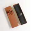 Empty Bowknot Paper pen box bag Pencil Gift Holder case