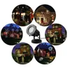 12 Modes Outdoor Laser Flashlight Snowflake LED Light Projection Lamp