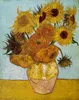 Słonecznik jest kolekcją malarstwa na płótnie i słynne obrazy Vincent Van Gogha