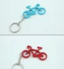 Söt cykelcykelmetall ölflaskaöppnare Keychain Key Ringar för Cyklar Lover Biker Gift