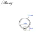 Alisouy Hoop Earring Stainless Steel Punk Men Earrings Ball Pendant Circle Ring Piercing Jewelry Christmas Gift & Huggie