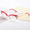 Blauw licht blokkerende bril vrouwen retro kat oog optische frames mannen recept leesglazen heldere lens spectale bril