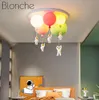 Ceiling Lights Nordic LED Lamp Cartoon Astronaut Balloon Children Boys Bedroom Creative Home Living Room Corridor Decor