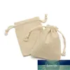 Petit sac pochette en lin naturel cordon de serrage sac de jute en toile de jute avec cordon1 prix d'usine conception experte qualité dernier style statut d'origine