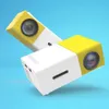 YG300 Pro LED Mini Projektör 480x272 Pikseller Destekler 1080 P USB Ses Taşınabilir Ev Medya Video Oynatıcı Beamer
