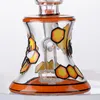 Bee Style Tjock Glas Hookahs Bägare Bongs 9 Mini Oil DAB Riggar Glas Sked Rör Rökning Tillbehör GID11 GID15 GID16