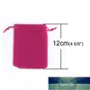 10 PCs Velvet Cloth Drawstring Bags Multicolor Storage Package Earrings Jewelry Gift Candy Pouch Coin Purse Backpack 12*9.2cm