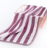 The latest 75X35CM size solid-color towel, striped style selection, plus thick, absorbent and soft facial cleansing towels