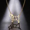 Ciondolo cane carino collana in acciaio inossidabile per donna My Animal girocollo gioielli regalo qualità ultimo stile stato originale