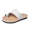 Woman Wedge Slipper Comfortable Sandals Female Mid-heel Open Toe Flip Flops Ladies Soft Bottom Summer Outdoor Beach Slippers Solid Color Big Size 002
