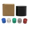 Nectar Collector 40mm Herb Grinder Tobacco Smoking Accessories Zinc Alloy 4 Parts Crusher Pepper Spice in stock