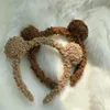 Kabarık Ponpon Topu Hairband Fuzzy Pom Bandı Saç Sopa Doğum Günü Noel Partisi Sevimli Tatil Giyen Şekeri