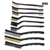 9pcs Weapon Cleaning Kit Universal Gun Hunting Weapon Cleaning Pick Gun Accessories Brush Gun Cleaning Set With Carrying Case 287 B3