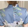 Plus Size 3XL 4XL Mode Elegante Moderne Cheongsam Jurk voor Dames Zomer Korte Mouw Qipao Traditionele Chinese kleding etnische