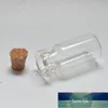 20pcs/lot Cute Mini Clear Cork Stopper Glass Bottles Vials Jars Containers Small Wishing Bottle Factory price expert design Quality Latest Style Original Status