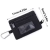 1000D Outdoor Wallet Pouch Coin Purse Multifunction Key Card Case Bag Tactical Sports Zipper Waist Bag with Carabiner
