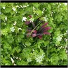 Decorative Flowers Wreaths Festive Party Supplies & Garden60X40Cm Meadow Artificial Grass Wall Panel For Wedding Or Home Decorations - 2 #1