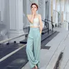 Le donne sciolgono i pantaloni a gamba larga Spaghetti strap crop top 2 pezzi set per le donne femminili due abiti da donna 210529