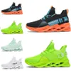 2021 Fashion Mens Womens Running Shoes Type5 Triplo Preto Branco Branco Sapato Verde Homens Exterior Mulheres Designer Sneakers Sport Trainers Sneaker