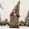 Décoration de Noël Flakes de neige Doll Poupée debout Poupées du Père Noël