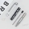 Boże Narodzenie Snowflake Pusty długopis wielofunkcyjny DIY Ballpoint Metal Anti Skid Ballpoints School Student Papier Materiały Prezent BH5544 TYJ