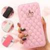 Portemonnee Flip Phone Case voor iPhone 11 Pro Max X XR XS Girl Leuke Lederen Cover voor iPhone 8 Plus 7 6 S 6 5 5 S SE2 12 PRO MAX MINI