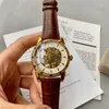Relógios de pulso Designers de moda design relógio de luxo dentro recolher restaurar maneiras antigas modernismo cinta de negócios é substituível oco movimento
