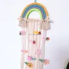 Lace Cloud Rainbow Room Home Decor Tassel Macrame Wall Hanging Bow Knot Ornament Interior Decoration